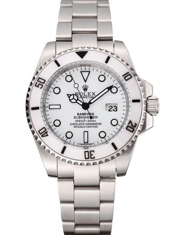 Rolex Submariner Replica High Quality White Dial 40mm Luxury Watch 1453863