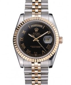 Rolex Day-Date 36mm Black Dial SRL78 Replica - Luxury High Quality Watch