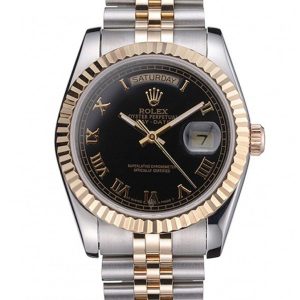 Rolex Day-Date 36mm Black Dial SRL78 Replica - Luxury High Quality Watch