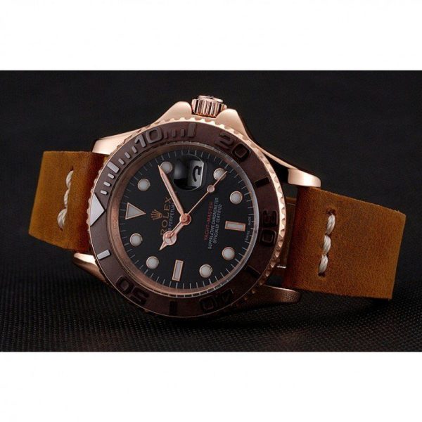 Rolex Yacht-Master Replica 41mm Black Dial Luxury Watch - High Quality Timepiece - Image 4