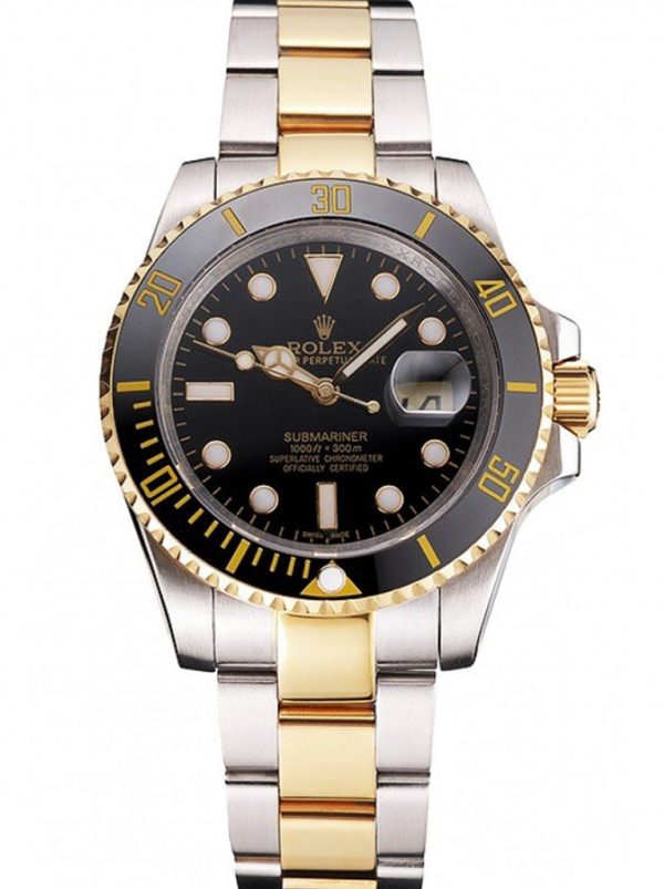 Superclone Rolex Submariner Replica PR16233BG 41mm Black Dial Luxury Automatic Men's Watch