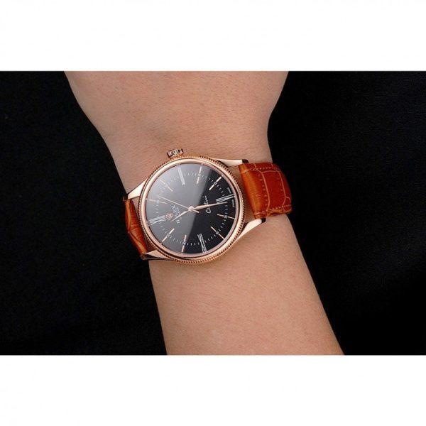 Rolex Cellini Superclone Replica 38mm Black Dial Luxury Watch - Image 10