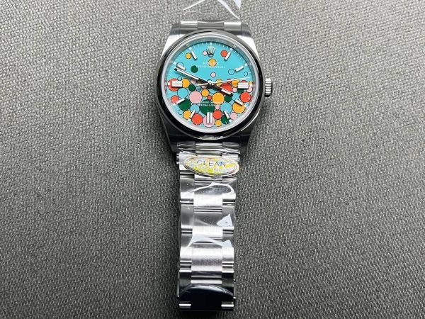 Rolex Day-Date 36 mm Turquoise Dial 126000 Replica Luxury High Quality Superclone - Image 2