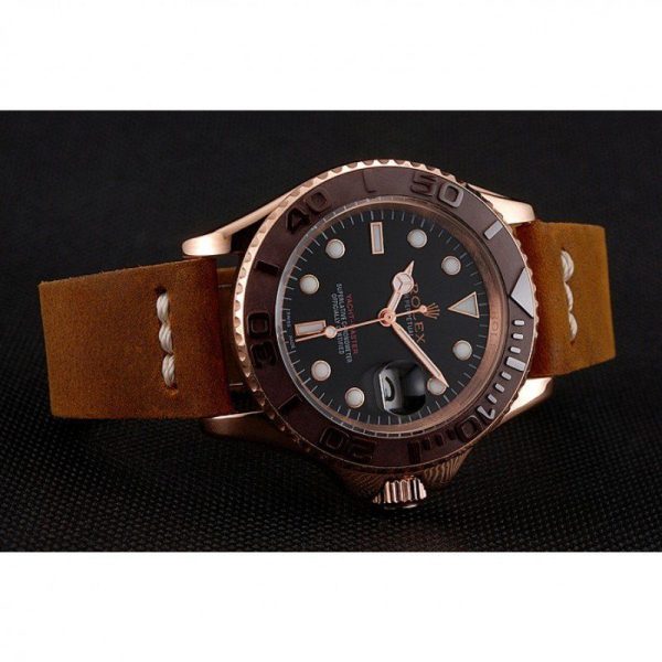 Rolex Yacht-Master Replica 41mm Black Dial Luxury Watch - High Quality Timepiece - Image 3