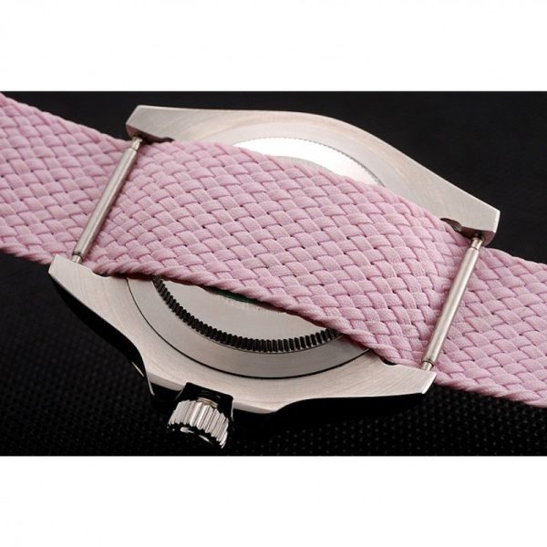 Rolex Submariner Replica 41mm Pink Dial Luxury Watch - High Quality Timepiece for Discerning Buyers - Image 6