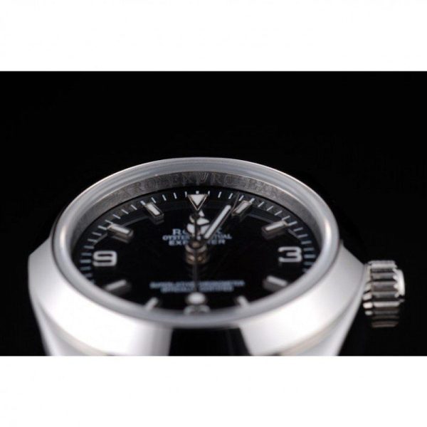 Rolex Explorer Replica 26mm Black Dial Luxury Watch - High Quality Automatic Women's Timepiece - Image 6