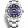 Rolex Datejust Replica 31mm Aubergine Dial 278384RBR Luxury High Quality Watch