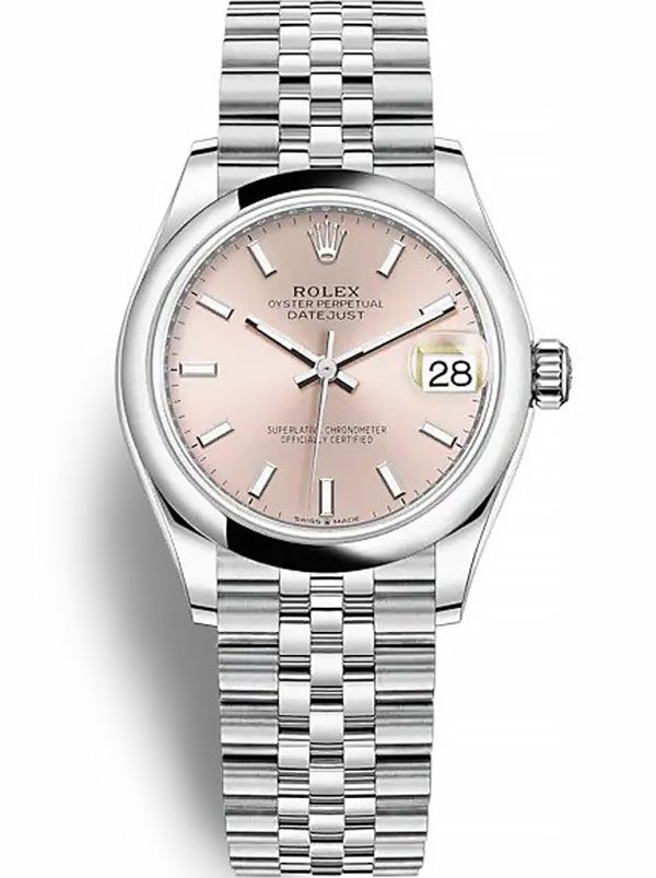 Rolex Datejust Replica 31mm Pink Dial 278240 Luxury High Quality Women's Watch