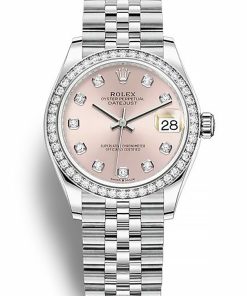 Rolex Datejust Replica 31mm Pink Dial 278384RBR Luxury High Quality Watch