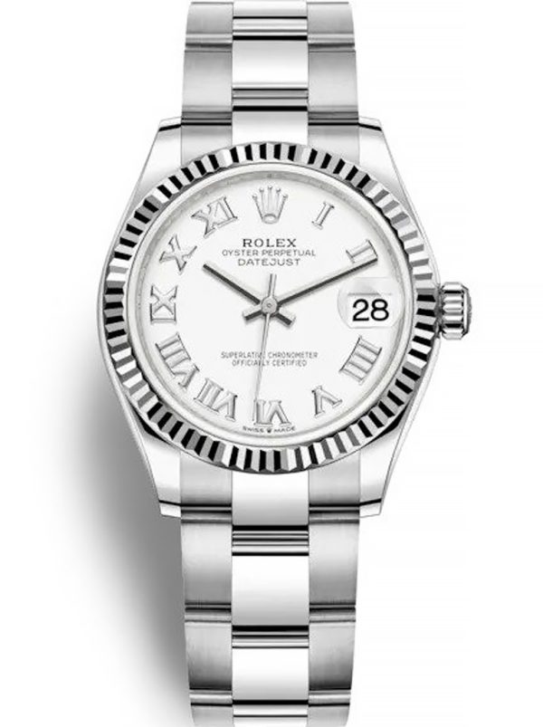 Rolex Datejust 31mm Automatic Replica White Dial 278274 Luxury Women's Watch
