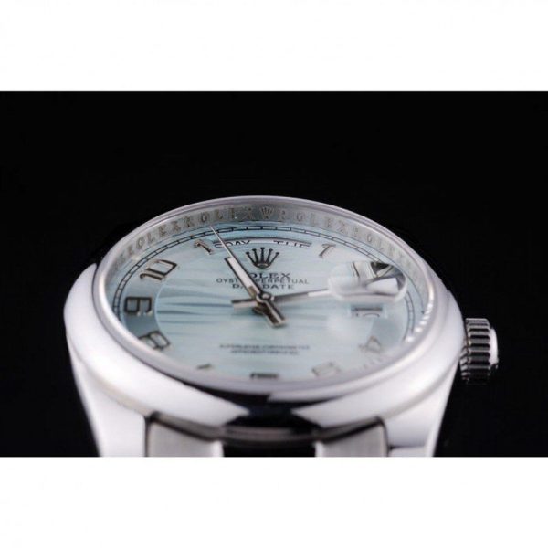 Rolex Day-Date 36mm Blue Dial Replica Luxury Watch for Men - Image 10