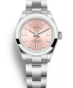 Rolex Oyster Perpetual Replica Lady 28mm Pink Dial Luxury Watch for Women