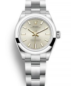 Rolex Oyster Perpetual Replica Lady 28mm Silver Dial 276200 - Luxury Women's Watch