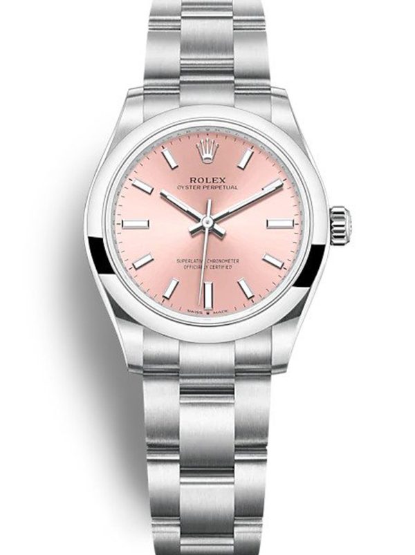 Rolex Oyster Perpetual Replica Luxury Lady 31mm Pink Dial 277200 High Quality