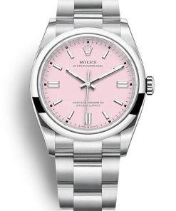 Rolex Oyster Perpetual Replica Lady 36mm Candy Pink Dial 126000 Luxury High Quality Watch