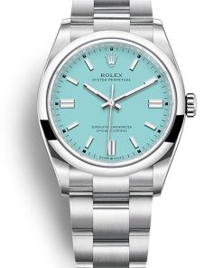 Rolex Oyster Perpetual 36mm Tiffany Blue Dial 126000 Luxury Replica Watch High Quality