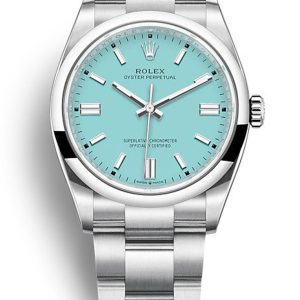 Rolex Oyster Perpetual 36mm Tiffany Blue Dial 126000 Luxury Replica Watch High Quality