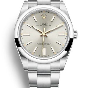 Rolex Replica Oyster Perpetual 41mm Silver Dial 124300 Luxury High Quality Timepiece