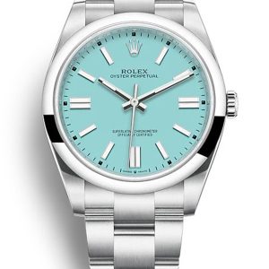 Rolex Oyster Perpetual Replica 41mm Tiffany Blue Dial Model 124300 | High-Quality Luxury Watch
