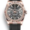 Rolex Sky-Dweller Replica 42mm Black Dial 326235 Luxury Timepiece High Quality