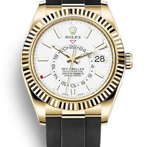 Rolex Replica Sky-Dweller 42mm Automatic White Dial 326238 Luxury Men's Watch