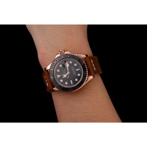 Rolex Yacht-Master Replica 41mm Black Dial Luxury Watch for Men - Image 9