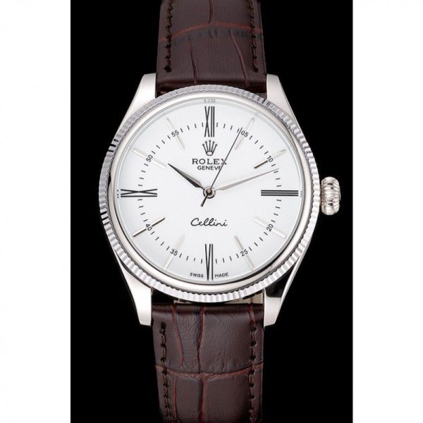 Rolex Cellini Replica 40mm White Dial Luxury Watch | High Quality Timepiece - Image 3