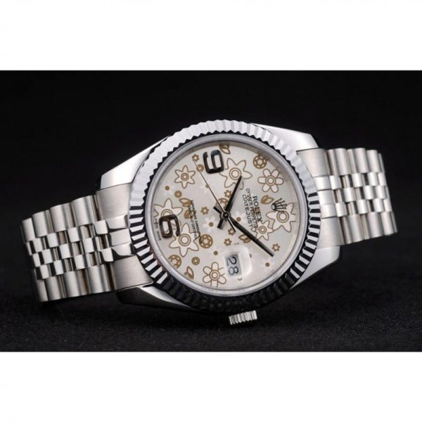 Rolex Datejust 41mm Silver Dial Replica Luxury Automatic Men's Watch - High Quality Waterproof Timepiece - Image 4