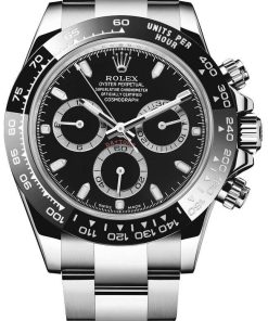 Rolex Daytona Superclone Replica "Reverse Panda" Black Dial 116500LN Luxury High-Quality Watch