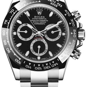Rolex Daytona Superclone Replica "Reverse Panda" Black Dial 116500LN Luxury High-Quality Watch