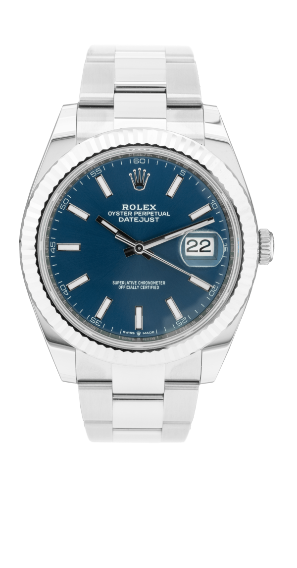 Rolex Datejust 41mm Blue Dial 126334 Oyster Replica Luxury High Quality Watch