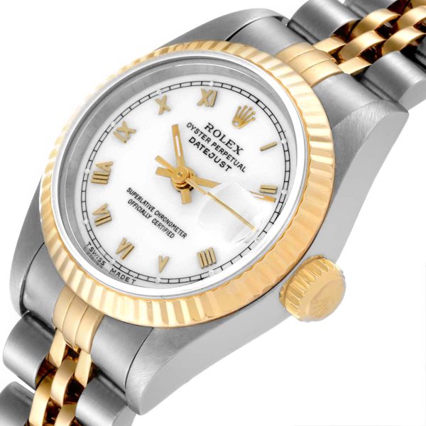 Rolex Lady-Datejust Replica 69173 White Dial 26mm Luxury Women's Watch - Image 4