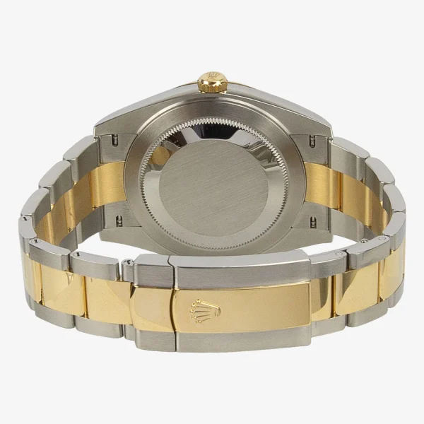 Rolex Datejust II Replica 126333 "Wimbledon" High-Quality Two-Tone Oyster 41mm Rhodium Dial Luxury Watch - Image 3