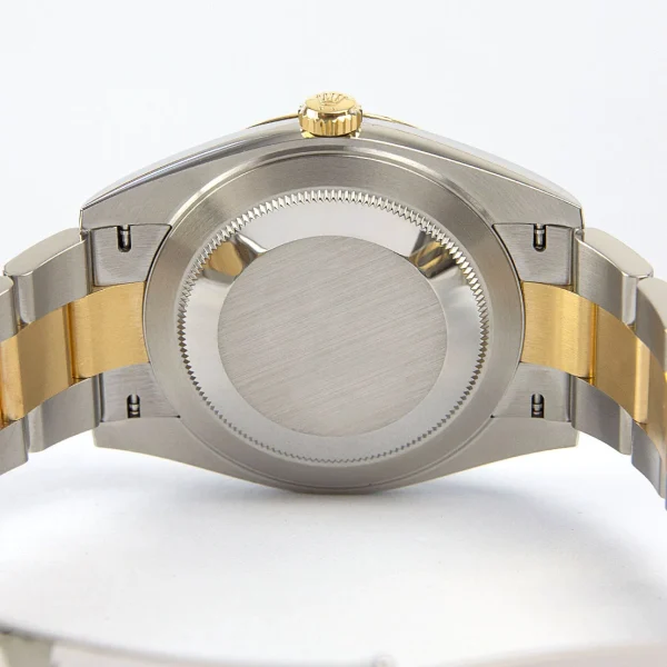 Rolex Datejust II Replica 126333 "Wimbledon" High-Quality Two-Tone Oyster 41mm Rhodium Dial Luxury Watch - Image 4