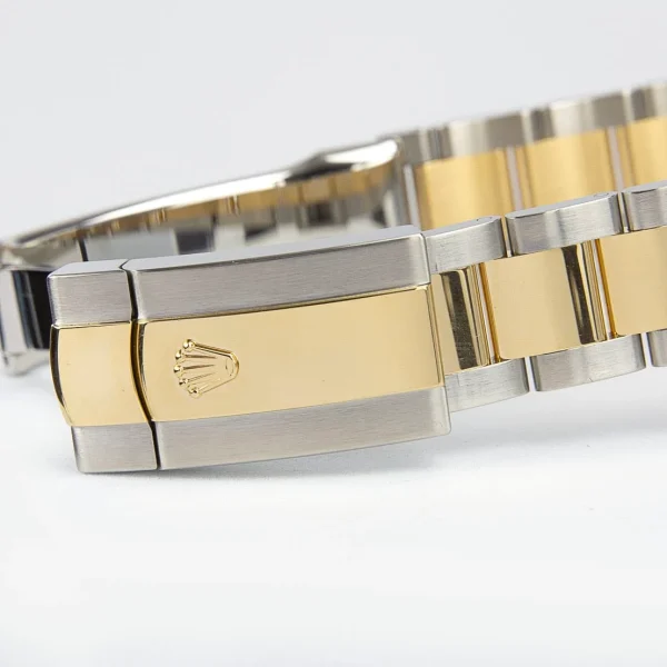 Rolex Datejust II Replica 126333 "Wimbledon" High-Quality Two-Tone Oyster 41mm Rhodium Dial Luxury Watch - Image 5