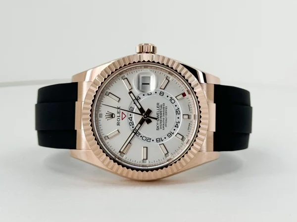 Rolex Sky-Dweller Replica 42mm White Dial 326235 Luxury Men's Watch - Image 4