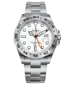 Rolex Explorer II Replica 226570 Polar White Dial 42mm Luxury High Quality Watch