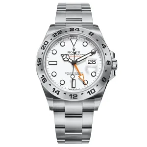 Rolex Explorer II Replica 226570 Polar White Dial 42mm Luxury High Quality Watch
