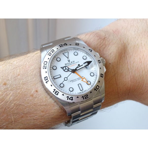 Rolex Explorer II Replica 226570 Polar White Dial 42mm Luxury High Quality Watch - Image 4
