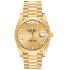 Rolex Day-Date Superclone Replica 40 mm Roman Champagne Dial 228238 Luxury High Quality Watch