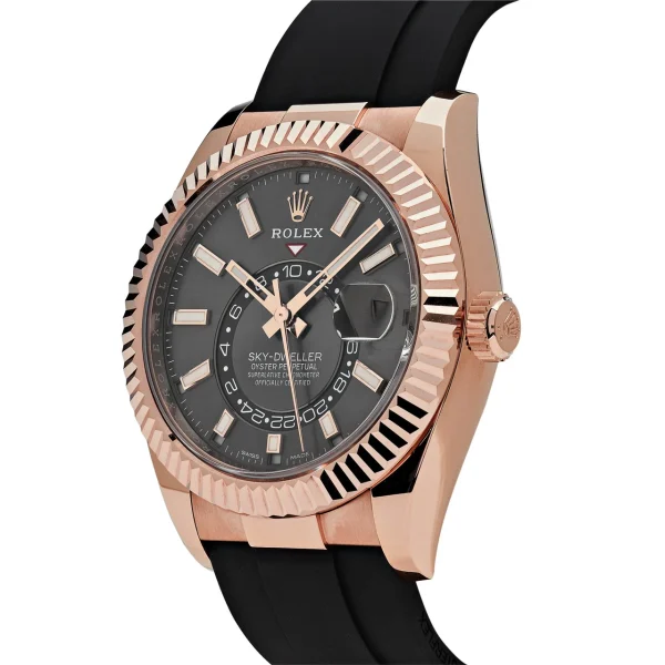 Rolex Sky-Dweller Replica 42mm Black Dial 326235 Luxury Timepiece High Quality - Image 2