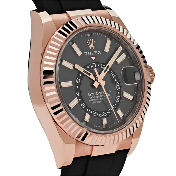 Rolex Sky-Dweller Replica 42mm Black Dial 326235 Luxury Timepiece High Quality - Image 3
