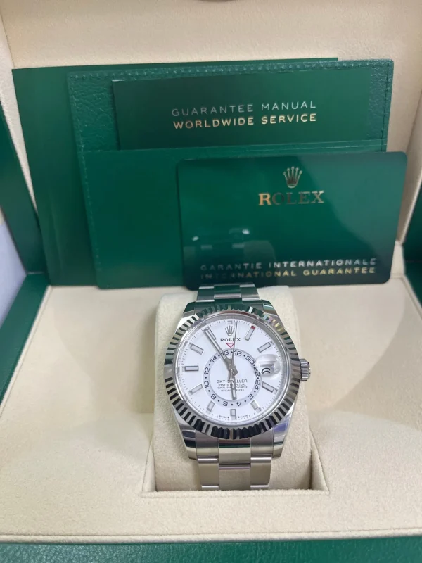 Rolex Sky-Dweller Superclone 336934 Intense White Dial 42 mm Luxury Replica Automatic Watch for Men - Image 3