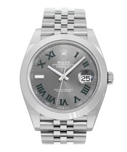 Superclone Rolex Datejust 41mm Rhodium Dial 126300 ??Wimbledon?? Jubilee Replica Luxury Watch for Men