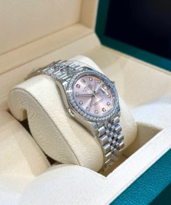 Rolex Datejust Replica 31mm Pink Dial 278384RBR Luxury High Quality Watch - Image 5