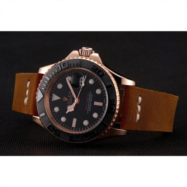Rolex Yacht-Master Replica 41mm Black Dial Luxury Watch for Men - Image 3