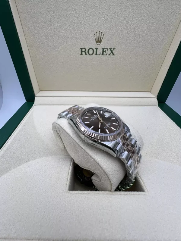 Rolex Datejust 36 mm Chocolate Dial 126231 Jubilee Replica | Luxury Men's Watch - Image 3