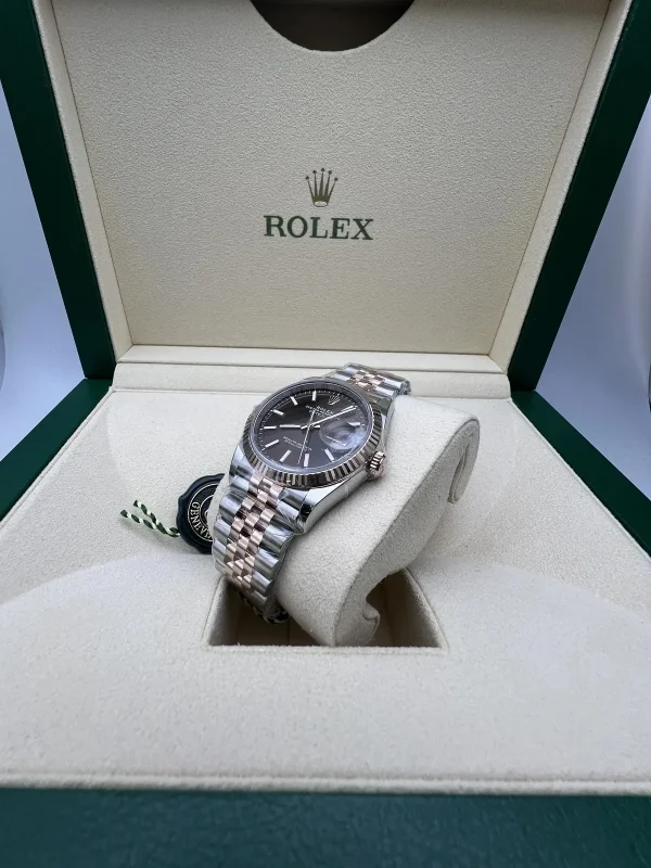 Rolex Datejust 36 mm Chocolate Dial 126231 Jubilee Replica | Luxury Men's Watch - Image 4