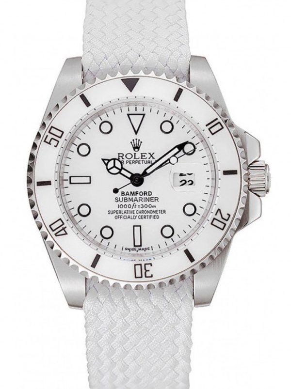 Rolex Submariner Replica 41mm White Dial Luxury Timepiece High Quality 1453867