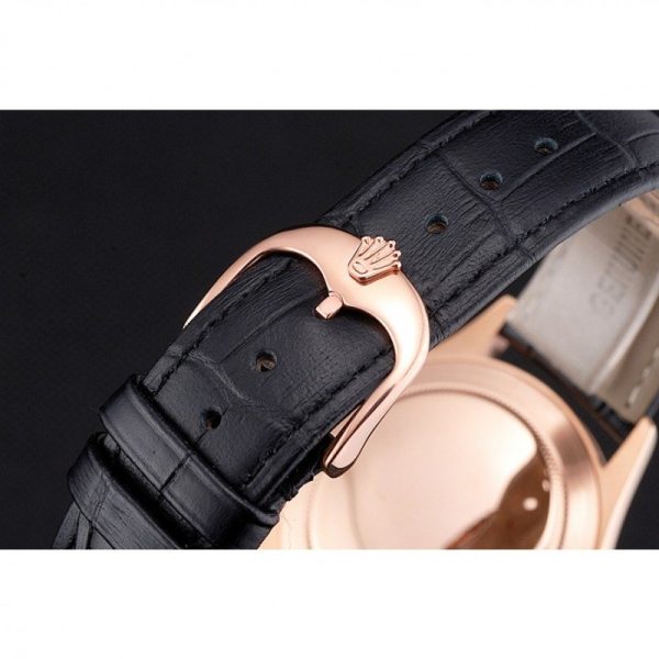 Rolex Cellini Superclone Replica 38mm Black Dial Luxury Watch - High Quality Timepiece - Image 6